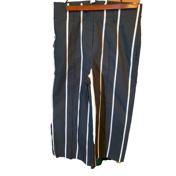 Luisa Cerano Cropped Pants Size 6 Black and White - Picture 3 of 10